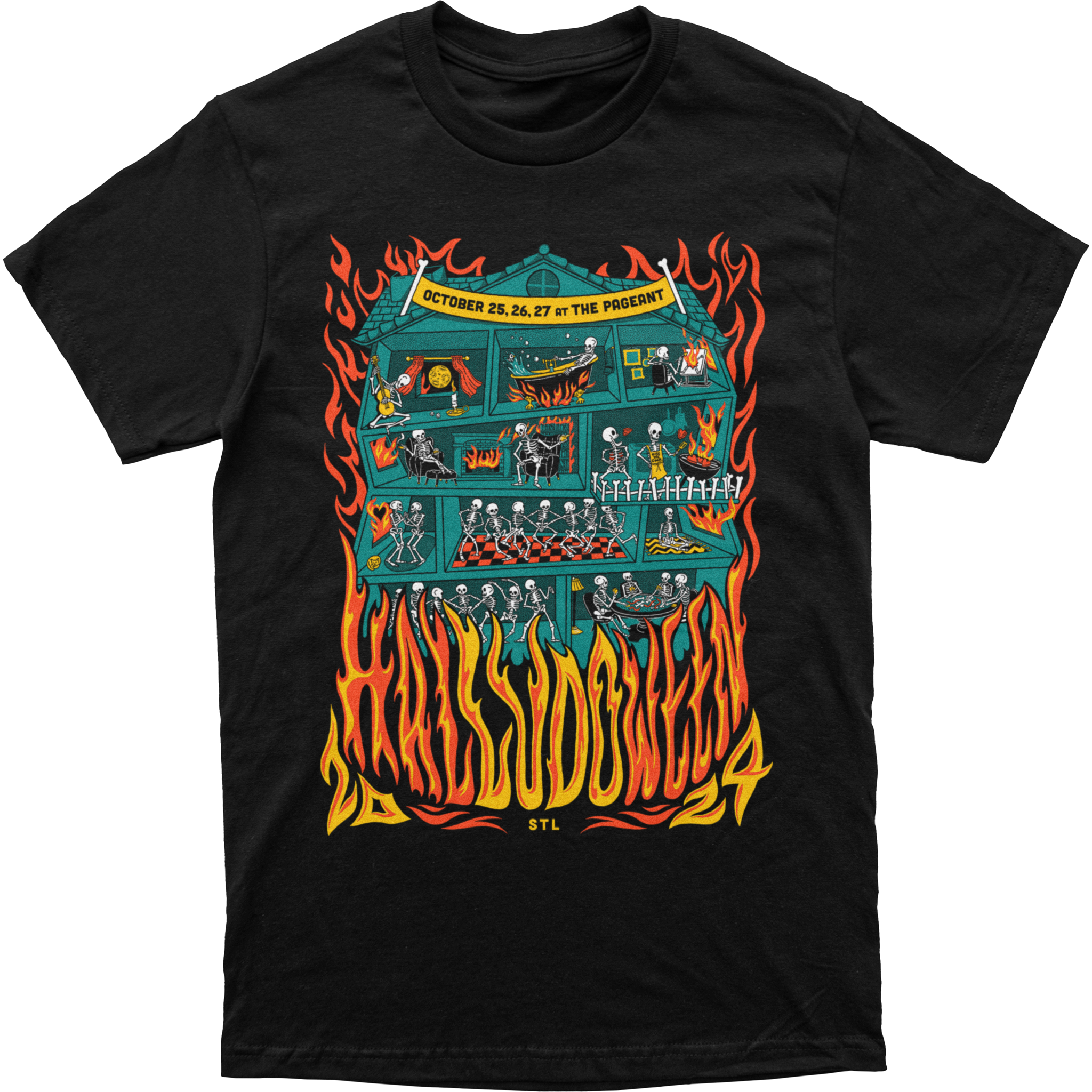 Flaming House Event Tee